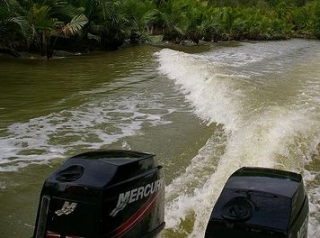 Paisagem de barco 